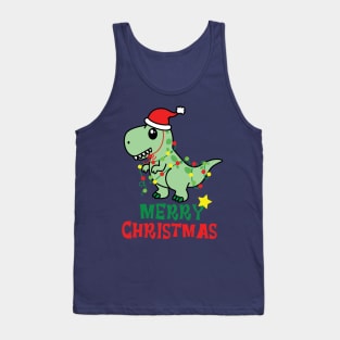 Merry Christmas Dinosaur! Tank Top